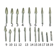 Posca Acrylic Carbide Burs Styles 1 -1 9