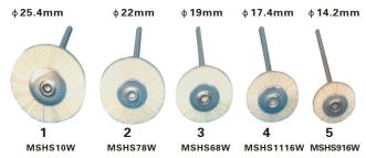 Plain White Wool Brush