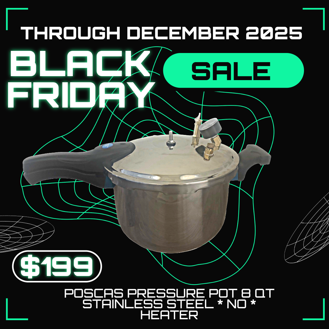 Pressure Pot 8QT Stainless Steel WITHOUT heater SUPER SPECIAL !