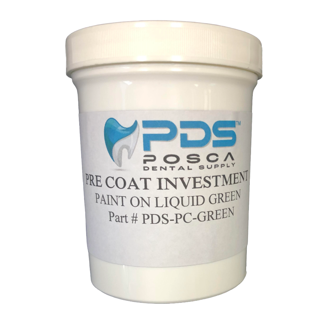PRE COAT INVESTMENT PAINT ON LIQUID GREEN